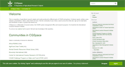 Desktop Screenshot of cgspace.cgiar.org