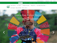 Tablet Screenshot of ciat.cgiar.org